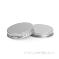 Wholesale round cosmetic plastic jar with metal lid